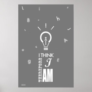 Affiche consciente de soi-même