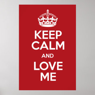 Affiche Conserver le calme