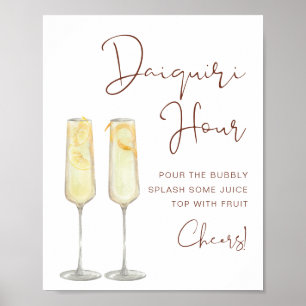 Affiche CORIANDER Bohemian Bridal Daiquiri Hour