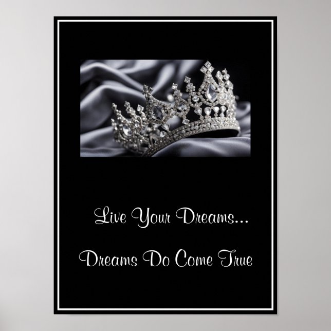 Affiche Crown Live Your Dreams (Devant)