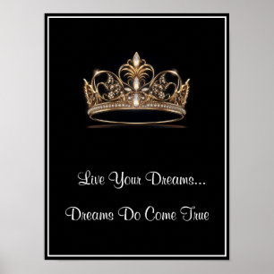 Affiche Crown Live Your Dreams