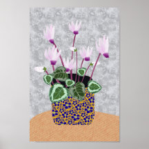 affiche cyclamen