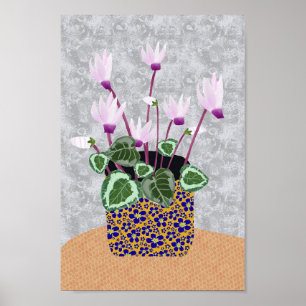 affiche cyclamen