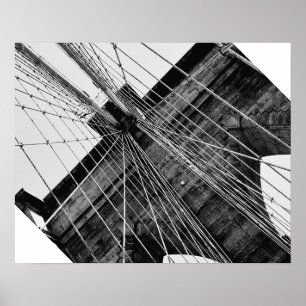 Affiche d'abrégé sur pont de Brooklyn