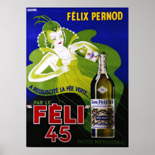 Affiche d'ABSINTHE de FELI 45