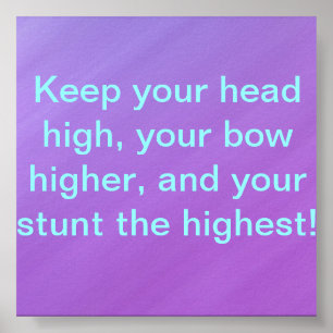 Affiche d'acclamation