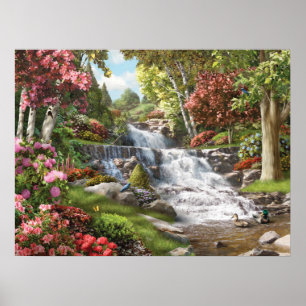 Affiche d'Alan Giana "By the Falls"