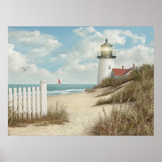 Affiche d'Alan Giana "By the Peaceful Shore" (Devant)