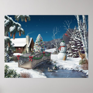 Affiche d'Alan Giana "In Winter's Home"