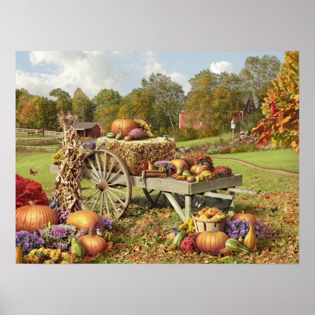 Affiche d'Alan Giana "Trésors d'automne" (Devant)