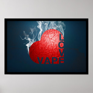 Affiche d'amour de Vape