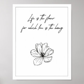 Affiche d'amour inspirationnelle