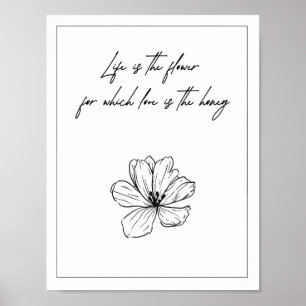 Affiche d'amour inspirationnelle