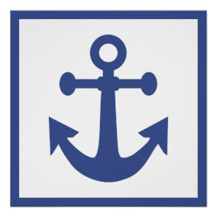 Affiche d'Ancre nautique