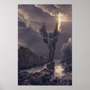 affiche d'ange flamboyant