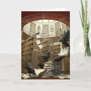 Affiche dans la carte de bibliothèque