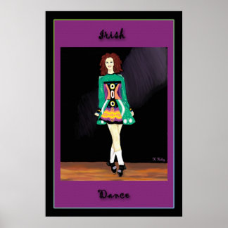 Affiche danseur irlandais 2