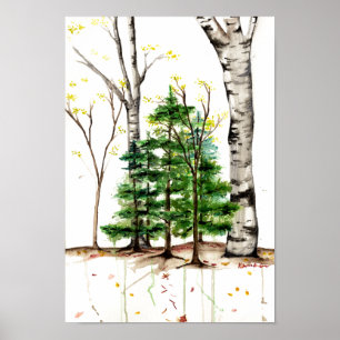 affiche d'arbre