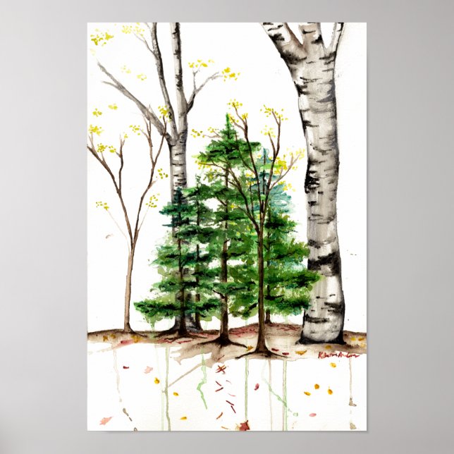 affiche d'arbre (Devant)