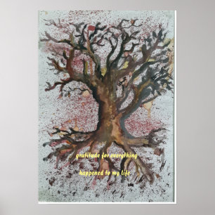 affiche d'arbre sec