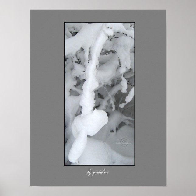 Affiche d'architecture d'hiver par gretchen (Devant)