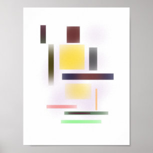 Affiche d'art abstrait
