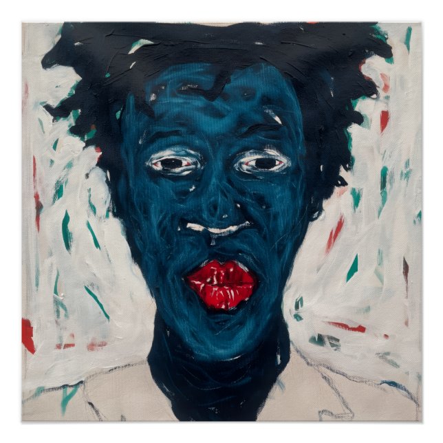 Affiche d'art africain (Devant)