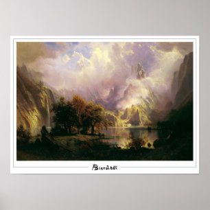 Affiche d'art Albert Bierstadt Zedign #136