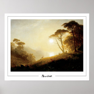 Affiche d'art Albert Bierstadt Zedign #224