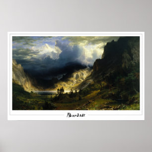 Affiche d'art Albert Bierstadt Zedign #60