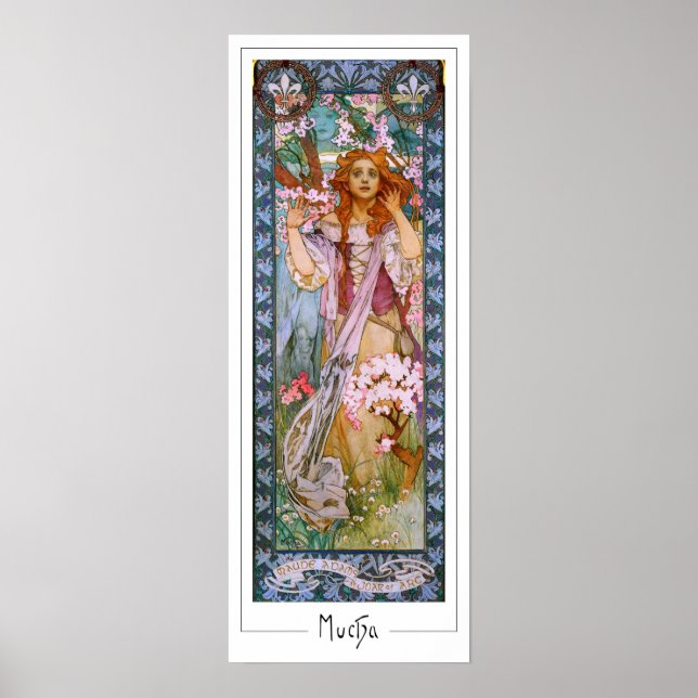 Affiche d'art Alphonse Mucha Zedign #96 (Devant)