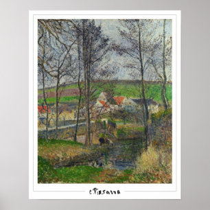 Affiche d'art Camille Pissarro Zedign #1