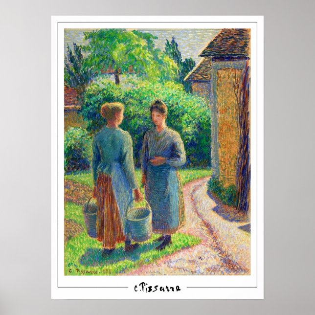 Affiche d'art Camille Pissarro Zedign #295-2 (Devant)