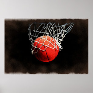 Affiche d'art de basket-ball