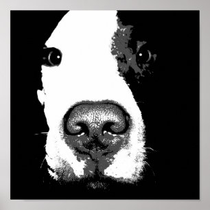 Affiche d'art de bruit de chien