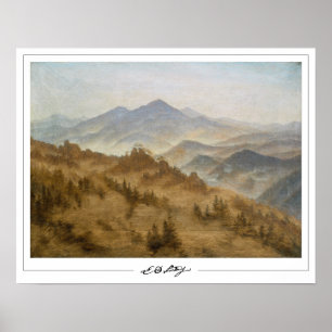Affiche d'art de Caspar David Friedrich Zedign #25