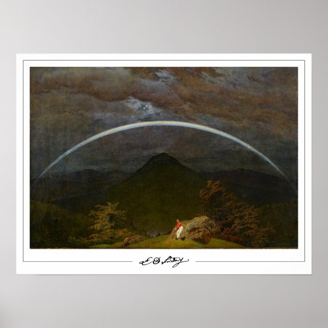Affiche d'art de Caspar David Friedrich Zedign #46 (Devant)