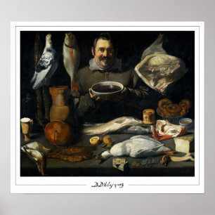 Affiche d'art de Diego Velázquez Zedign #100