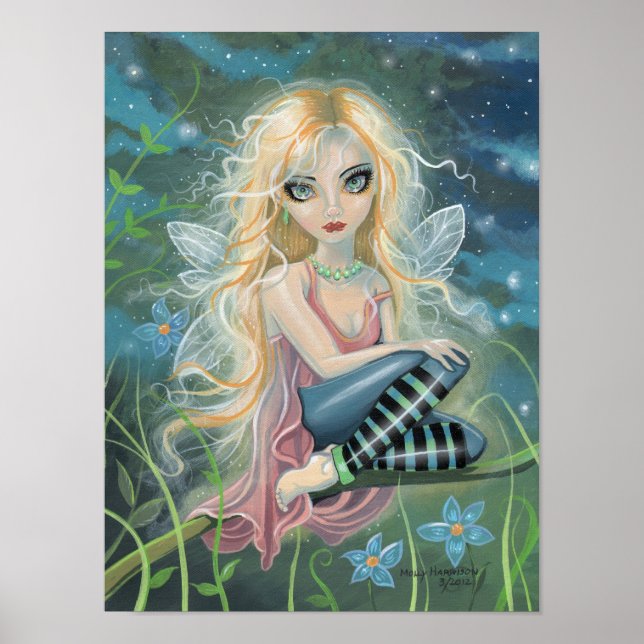 Affiche d'art de fée de fantasy mystique (Devant)