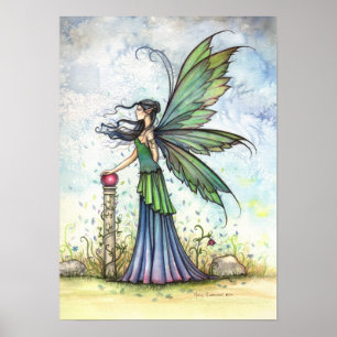 Affiche d'art de fée des vents de printemps