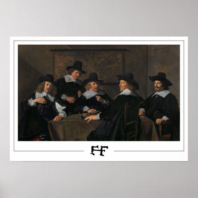 Affiche d'art de Frans Hals Zedign #66 (Devant)