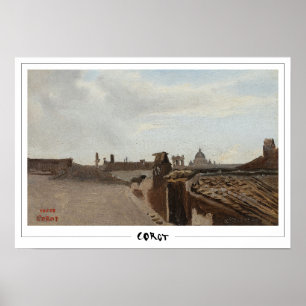 Affiche d'art de Jean-Baptiste-Camille Corot #696-