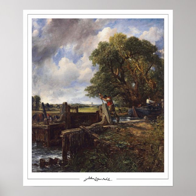 Affiche d'art de John Constable Zedign #184-2 (Devant)