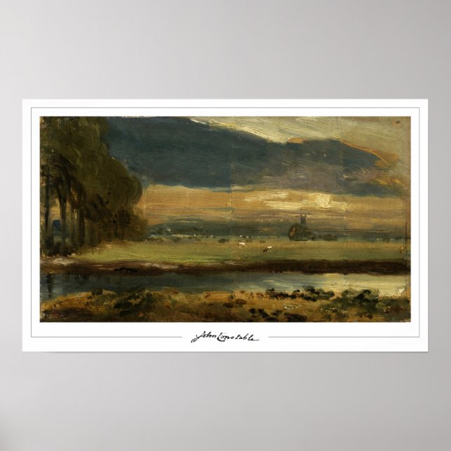 Affiche d'art de John Constable Zedign #274-2 (Devant)