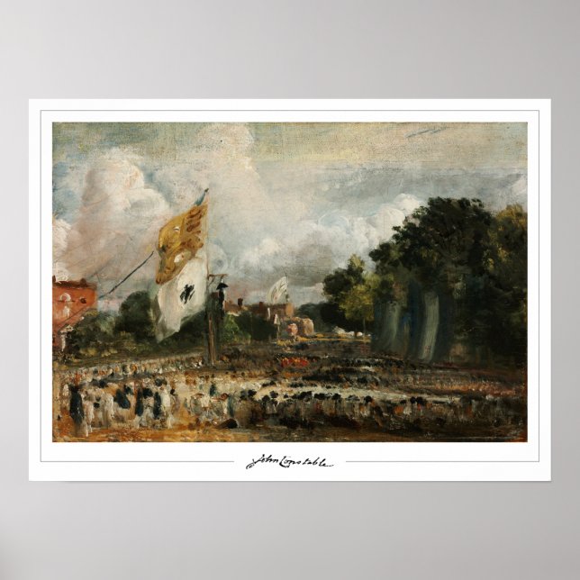Affiche d'art de John Constable Zedign #32 (Devant)
