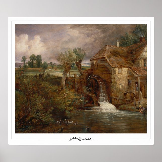 Affiche d'art de John Constable Zedign #36 (Devant)