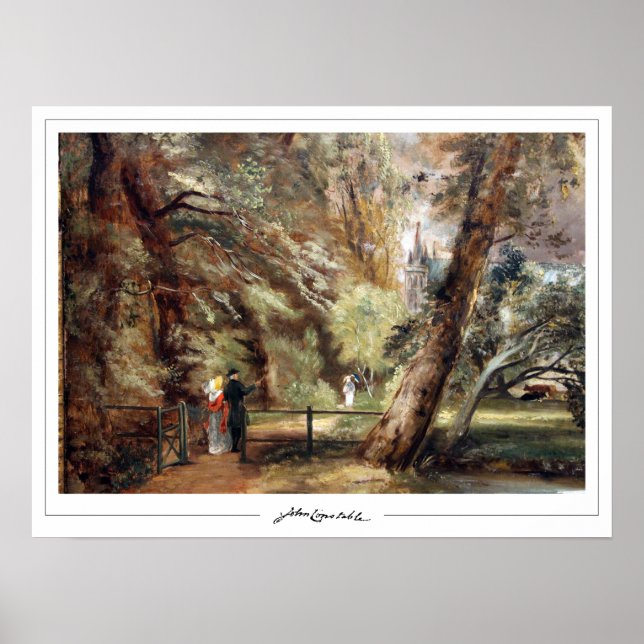 Affiche d'art de John Constable Zedign #409 (Devant)