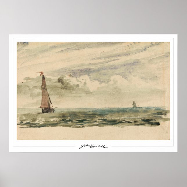 Affiche d'art de John Constable Zedign #409-2 (Devant)