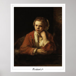 Affiche d'art de Rembrandt van Rijn Zedign #29