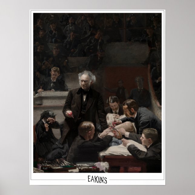Affiche d'art de Thomas Eakins Zedign #15 (Devant)